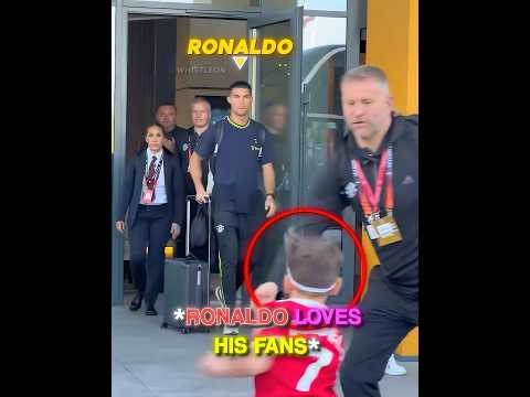 When Ronaldo Refused to Ignore Fans ❤️🩹🥹
